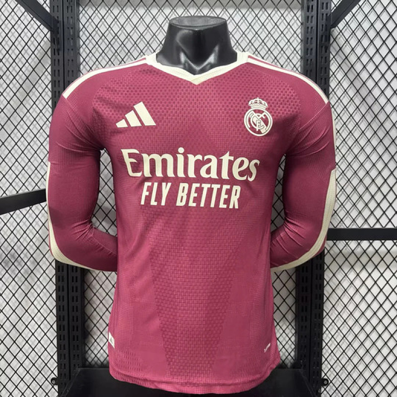 26/27 Real Madrid Guest Long Sleeved Shirt S-2XL