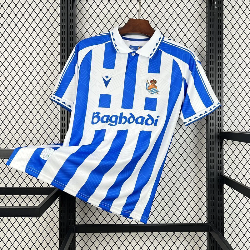 25/26 Real Sociedad Retro Style Shirt S-XXL