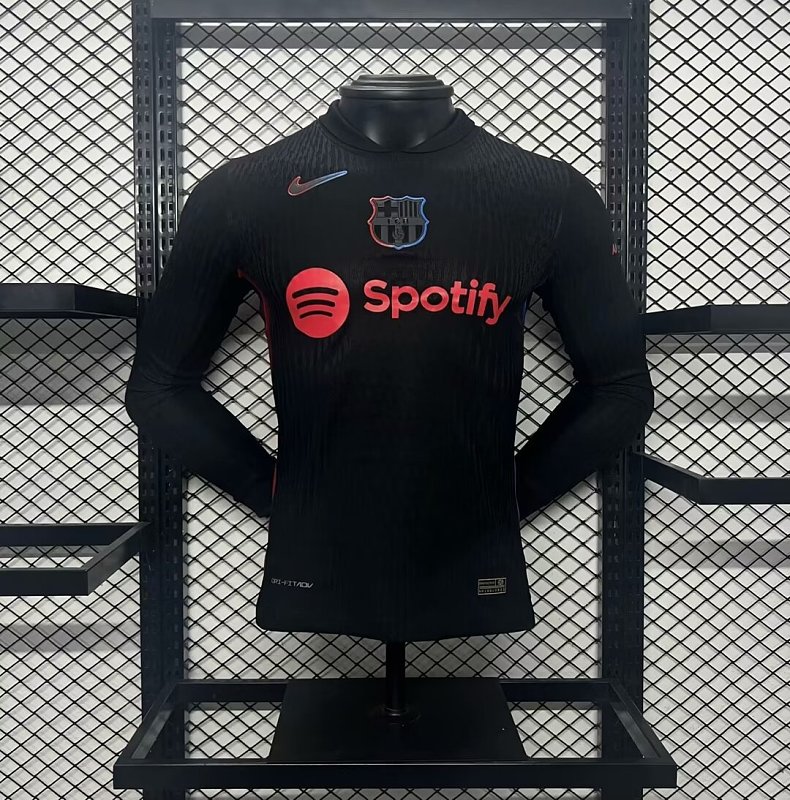24/25 Player Version Barcelona Away Long Sleeves Jersey S-XXL